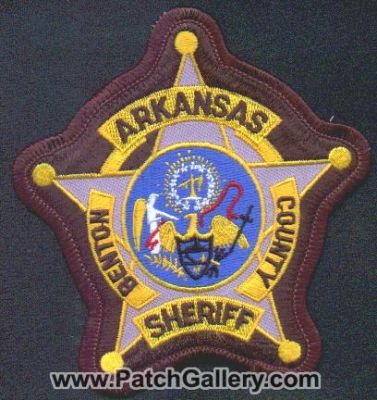 Benton County Sheriff (Arkansas)
Thanks to EmblemAndPatchSales.com for this scan.
