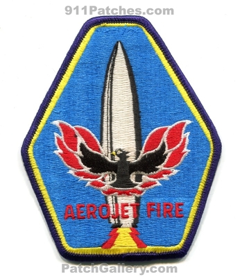 AeroJet Rocketdyne Fire Department Patch (California)
Scan By: PatchGallery.com
Keywords: dept.