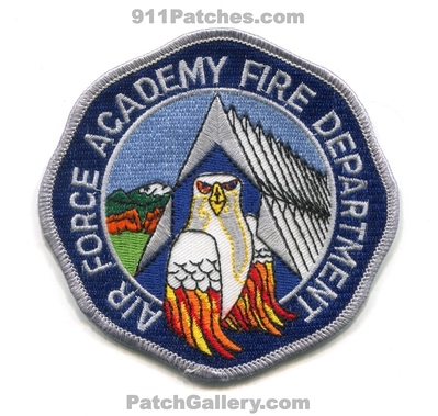 Air Force Academy Fire Department USAF Military Patch (Colorado)
[b]Scan From: Our Collection[/b]
Keywords: afa dept.