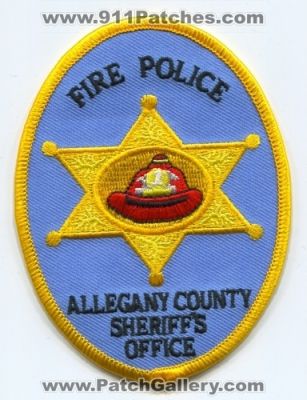 Allegany County Sheriff's Office Fire Police (New York)
Scan By: PatchGallery.com
Keywords: sheriffs department dept.