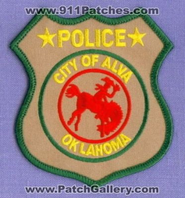 Alva Police Department (Oklahoma)
Thanks to apdsgt for this scan.
Keywords: dept. city of