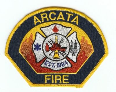 Arcata Fire
Thanks to PaulsFirePatches.com for this scan.
Keywords: california
