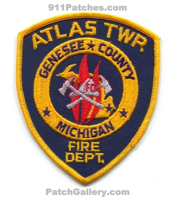 Atlas Township Fire Department Genesee County Patch (Michigan)
Scan By: PatchGallery.com
Keywords: twp. dept. co.
