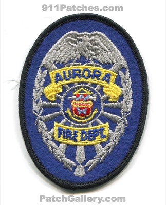 Aurora Fire Department Patch (Colorado)
[b]Scan From: Our Collection[/b]
Keywords: dept.