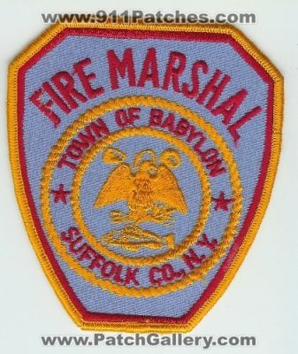 Babylon Fire Marshal (New York)
Thanks to Mark C Barilovich for this scan.
Keywords: town of suffolk co. county n.y.