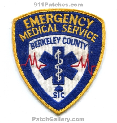 Berkeley County Emergency Medical Services EMS Patch (South Carolina)
Scan By: PatchGallery.com
Keywords: co. ambulance