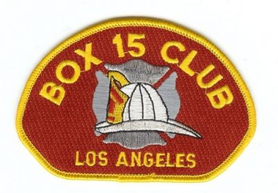 Box 15 Club Los Angeles
Thanks to PaulsFirePatches.com for this scan.
Keywords: california fire