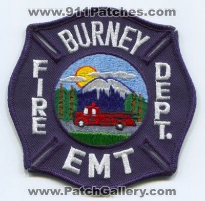 Burney Fire Department EMT (California)
Scan By: PatchGallery.com
Keywords: dept.