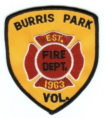 Burris Park Vol Fire Dept
Thanks to PaulsFirePatches.com for this scan.
Keywords: california volunteer department