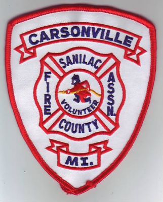 Carsonville Volunteer Fire Assn (Michigan)
Thanks to Dave Slade for this scan.
County: Sanilac
Keywords: association