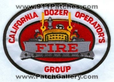 California Dozer Operators Group Forest Fire Wildfire Wildland Patch (California)
[b]Scan From: Our Collection[/b]
