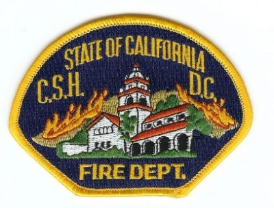 California State CSH DC Fire Dept
Thanks to PaulsFirePatches.com for this scan.
Keywords: camarillo hospital development center