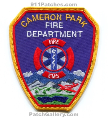 Cameron Park Fire Department Patch (California)
Scan By: PatchGallery.com
Keywords: ems dept.