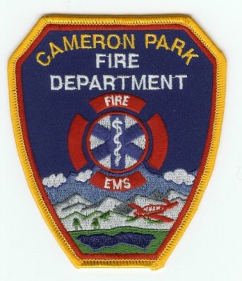 Cameron Park Fire Department EMS
Thanks to PaulsFirePatches.com for this scan.
Keywords: california