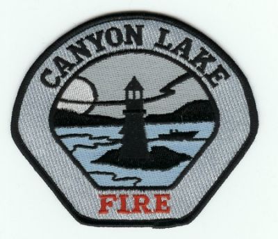 Canyon Lake Fire (California)
Thanks to PaulsFirePatches.com for this scan.
