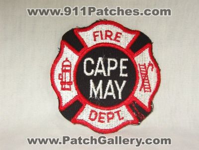 Cape May Fire Department (New Jersey)
Thanks to Walts Patches for this picture.
Keywords: dept.