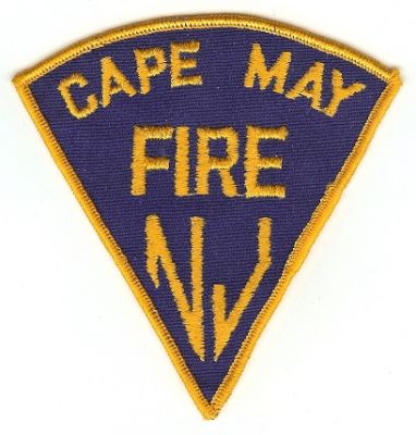 Cape May Fire
Thanks to PaulsFirePatches.com for this scan.
Keywords: new jersey