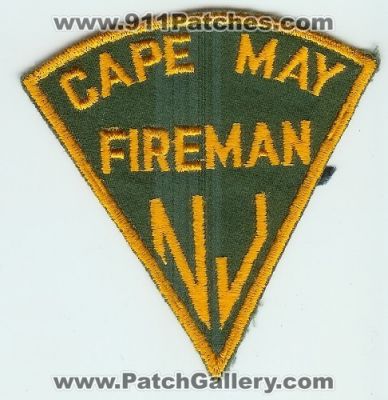 Cape May Fireman (New Jersey)
Thanks to Mark C Barilovich for this scan.
Keywords: nj