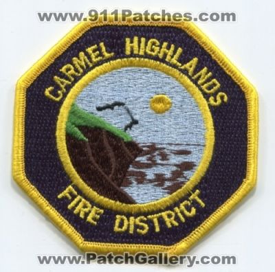 Carmel Highlands Fire District (California)
Scan By: PatchGallery.com
Keywords: department dept.