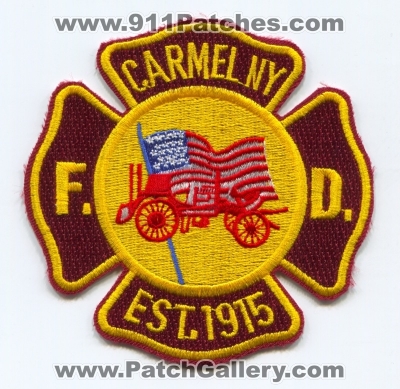 Carmel Fire Department Patch (New York)
Scan By: PatchGallery.com
Keywords: dept. f.d.
