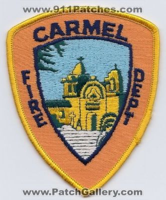Carmel Fire Department (California)
Thanks to PaulsFirePatches.com for this scan.
Keywords: dept.