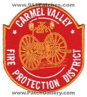 Carmel Valley Fire Protection District (California)
Thanks to PaulsFirePatches.com for this scan.
