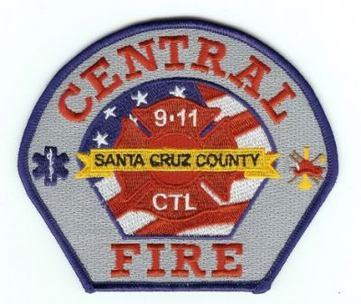 Central Fire
Thanks to PaulsFirePatches.com for this scan.
Keywords: california santa cruz county