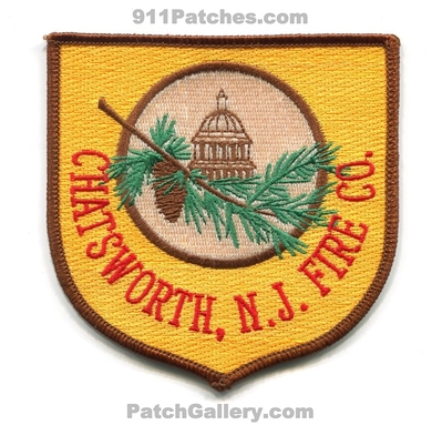 Chatsworth Fire Company Patch (New Jersey) (Defunct)
Scan By: PatchGallery.com
Keywords: co. department dept.