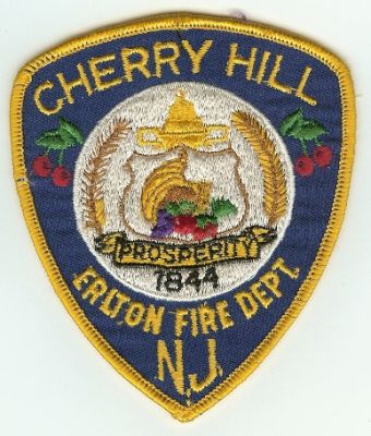 Cherry Hill Erlton Fire Dept
Thanks to PaulsFirePatches.com for this scan.
Keywords: new jersey department