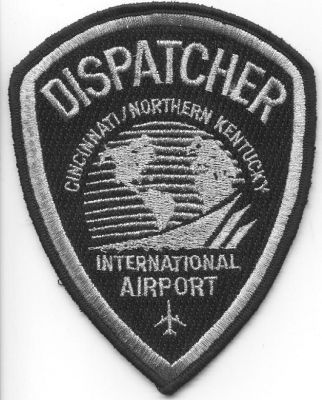 Cincinnati Northern Kentucky International Airport Police Dispatcher
Thanks to EmblemAndPatchSales.com for this scan.
Keywords: ohio
