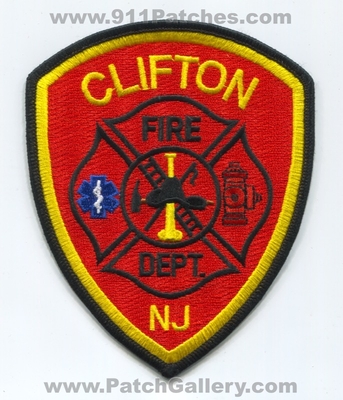 Clifton Fire Department Patch (New Jersey)
Scan By: PatchGallery.com
Keywords: dept. nj