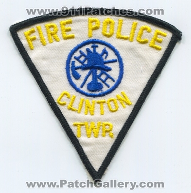 Clinton Township Fire Police Department Patch (New Jersey)
Scan By: PatchGallery.com
Keywords: twp. dept.