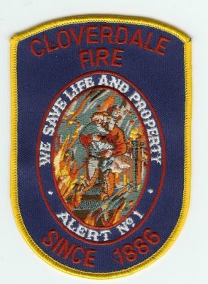 Cloverdale Fire
Thanks to PaulsFirePatches.com for this scan.
Keywords: california