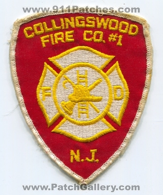 Collingswood Fire Company Number 1 Patch (New Jersey)
Scan By: PatchGallery.com
Keywords: co. no. #1 department dept. fd n.j.