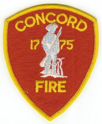 Concord Fire
Thanks to PaulsFirePatches.com for this scan.
Keywords: massachusetts