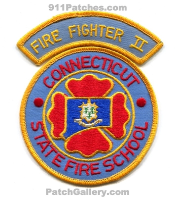 Connecticut State Fire School Firefighter II Patch (Connecticut)
Scan By: PatchGallery.com
Keywords: academy 2