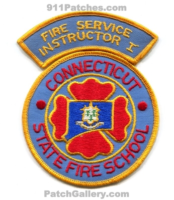 Connecticut State Fire School Fire Service Instructor I Patch (Connecticut)
Scan By: PatchGallery.com
Keywords: academy 1