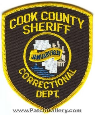 Cook County Sheriff Correctional Dept (Illinois)
Scan By: PatchGallery.com
Keywords: department doc