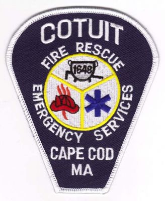 Cotuit Fire Rescue Emergency Services
Thanks to Michael J Barnes for this scan.
Keywords: massachusetts cape cod
