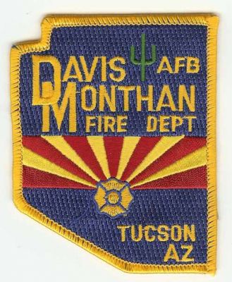 Davis Monthan AFB Fire Dept
Thanks to PaulsFirePatches.com for this scan.
Keywords: arizona air force base department usaf tucson