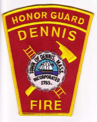 Dennis Fire Honor Guard
Thanks to Michael J Barnes for this scan.
Keywords: massachusetts town of
