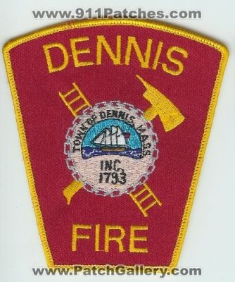 Dennis Fire Department (Massachusetts)
Thanks to Mark C Barilovich for this scan.
