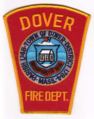 Dover Fire Dept
Thanks to Michael J Barnes for this scan.
Keywords: massachusetts department town of