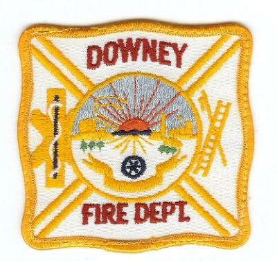 Downey Fire Dept
Thanks to PaulsFirePatches.com for this scan.
Keywords: california department