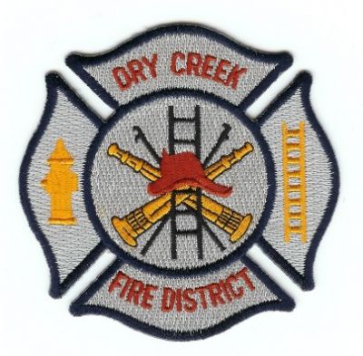Dry Creek Fire District
Thanks to PaulsFirePatches.com for this scan.
Keywords: california