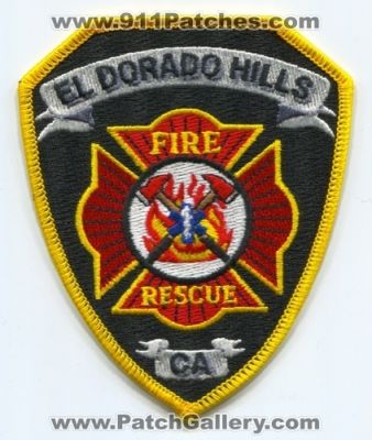 El Dorado Hills Fire Rescue Department Patch (California)
Scan By: PatchGallery.com
Keywords: dept. eldorado
