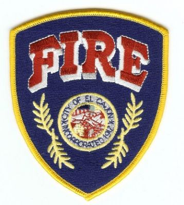 El Cajon Fire
Thanks to PaulsFirePatches.com for this scan.
Keywords: california city of