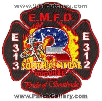 El Medio Fire Engine 312 Engine 313 Patch (California)
[b]Scan From: Our Collection[/b]
Keywords: department e.m.f.d. emfd e312 e313