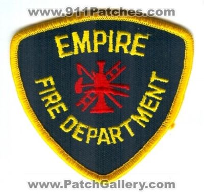 Empire Fire Department (California)
Scan By: PatchGallery.com
Keywords: dept.