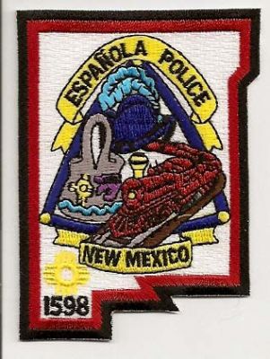 Espanola Police
Thanks to EmblemAndPatchSales.com for this scan.
Keywords: new mexico
